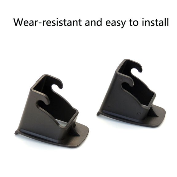 10 Pairs CSJY-4001 Car Child Safety Seat Interface Guide Slot(Black)