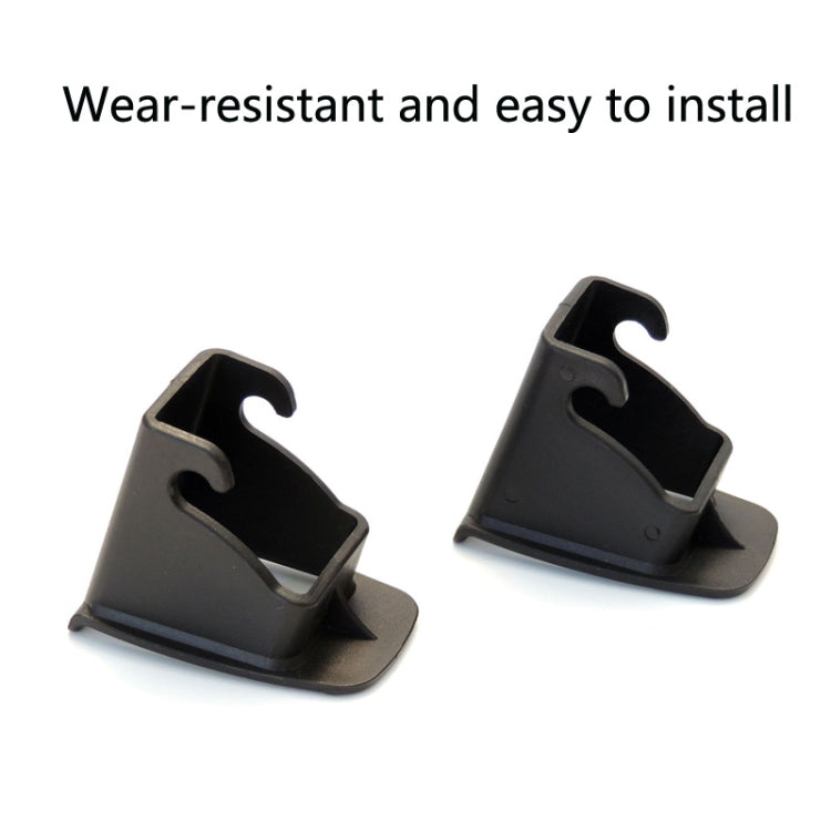 10 Pairs CSJY-4001 Car Child Safety Seat Interface Guide Slot(Black)