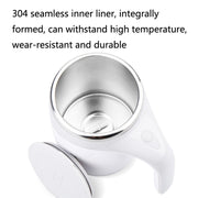 A223 Stainless Steel Automatic Magnetized Coffee Mixing Cup(Brown)