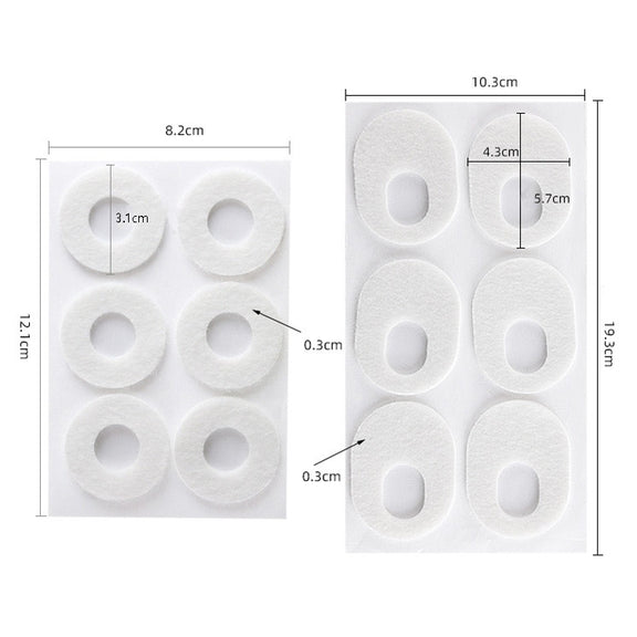 Felt Chicken Eye Stick Foot Pain and Anti-wear Patch(Circular)