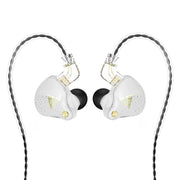 QKZ AK6 PRO HiFi Subwoofer In-Ear Wired Headphones with Mic(White)
