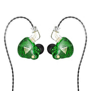 QKZ AK6 PRO HiFi Subwoofer In-Ear Wired Headphones with Mic(Green)