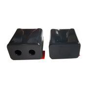 3 Pairs Ultrasonic ABS Animal Screwdriver Square Animal Alarm(Black)