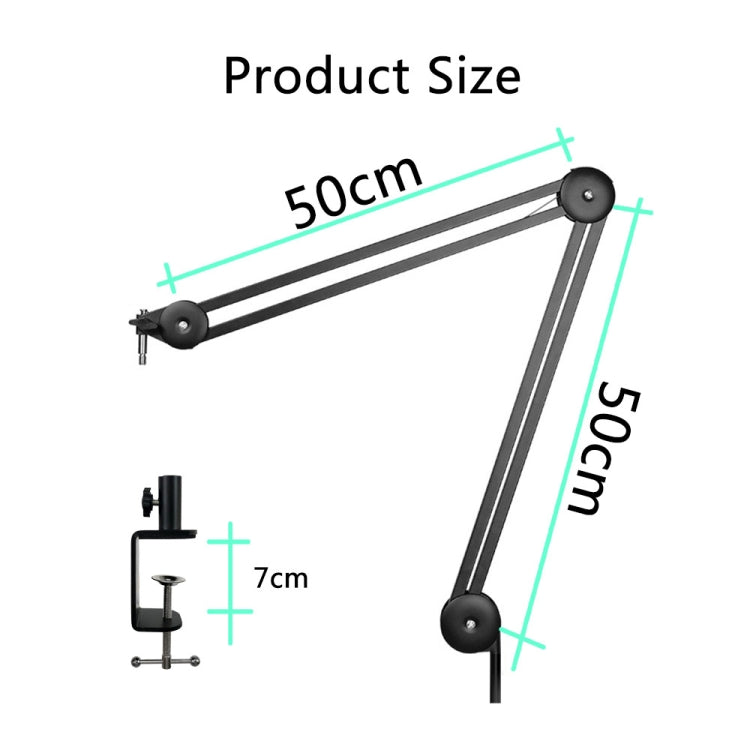 Microphone Desktop Cantilever Stent 360 Degree Rotating Bracket(GAZ-40 B)