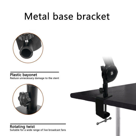 Microphone Desktop Cantilever Stent 360 Degree Rotating Bracket(GAZ-40P W)