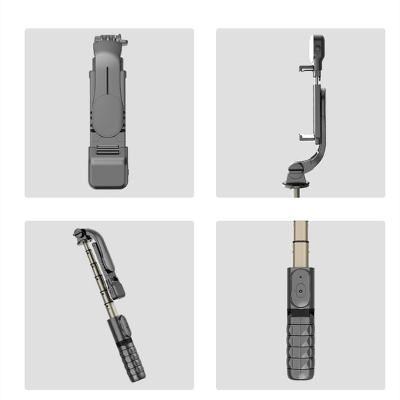 Mini Selfie Stick Integrated Multifunctional Bluetooth Selfie, Specification: Q11 74CM Without Fill Light
