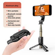 Mini Selfie Stick Integrated Multifunctional Bluetooth Selfie, Specification: Q10 68CM Without Fill Light