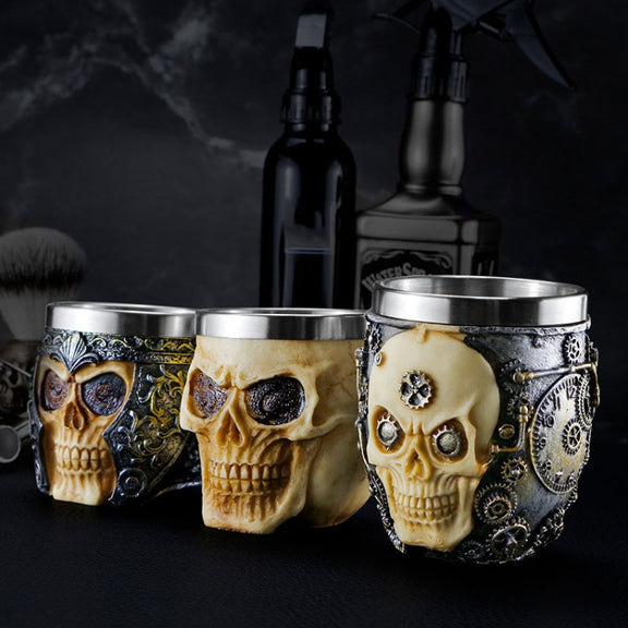 Skull Cleansing Shaving and Foaming Tools, Color Classification: Skull Head Bubbling Bowl, Random Color Delivery