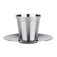 304 Stainless Steel Coffee Capsule Cup Double Insulation Coffee Cup, Style: Large Coffee Cup+Dish - free shipping - PMC TechLife - Order now!