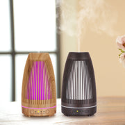 STB-103 Atmosphere Colorful Light Humidifier Aroma Diffuser(Light Wooden Grain)