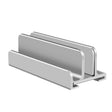 Aluminum Alloy Laptop Tablet Phone Storage Stand, Color: L401 Double Slot (Silver) - Laptop Stand by PMC TechLife | Online Shopping South Africa | PMC TechLife | Buy Now Pay Later Mobicred