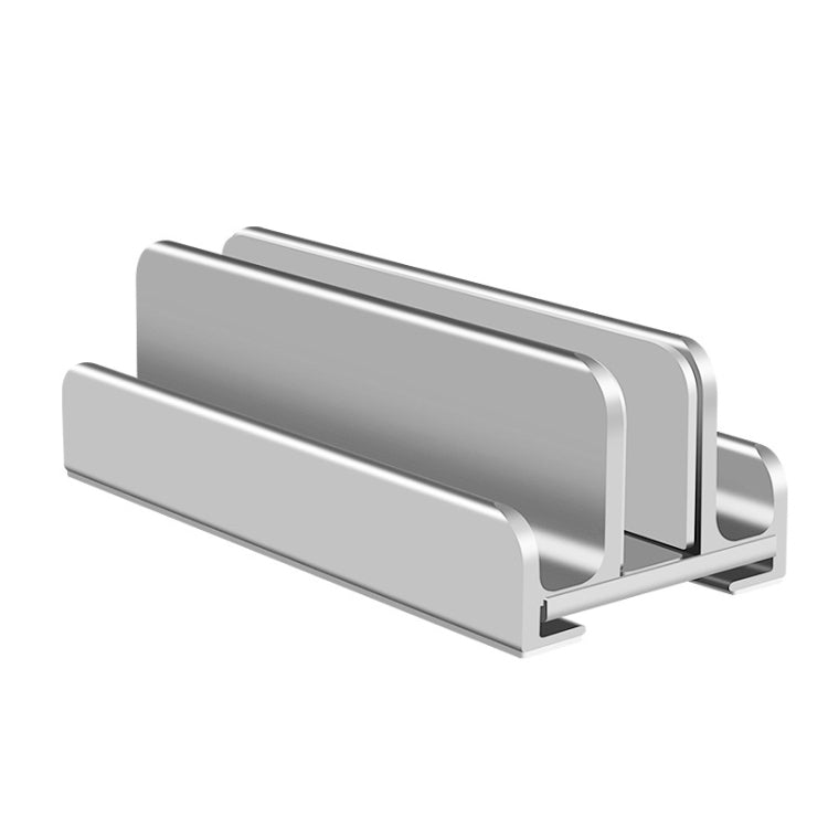 Aluminum Alloy Laptop Tablet Phone Storage Stand, Color: L402 Three Slots (Silver)
