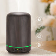 STB-105 Wood Grain Aromatherapy USB Air Purifier(Dark Wooden Grain)