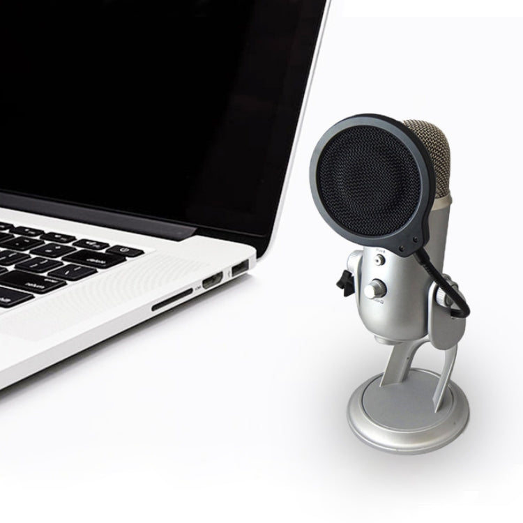 TEYUN PS-3 Microphone Live Recording Noise Reduction Blowout Cover(Black)