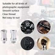 10 PCS Screw Adapter 3/8 Female to 1/4 Male Screw