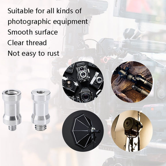 10 PCS Screw Adapter 3/8 Female to 1/4 Male Screw