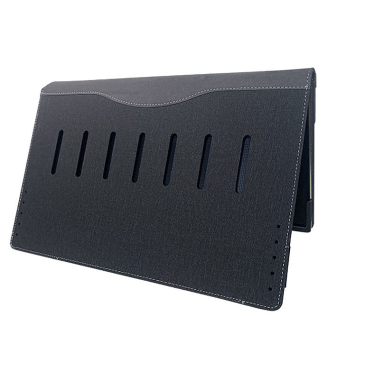 PU Leather Laptop Protection Sleeve For HP Spectre X360 15-EB(Black)