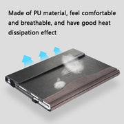 PU Leather Laptop Protective Sleeve For Microsoft Surface Book 2 13.5 inches(Deep Blue)