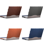 PU Leather Laptop Protective Sleeve For Microsoft Surface Book 3 13.5 inches(Deep Blue)