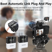 MAMEN KT-W1 Live Single-Reverse Camera Microphone, Specification: 2 in 1