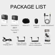 MAMEN KT-W1 Live Single-Reverse Camera Microphone, Specification: 2 in 1
