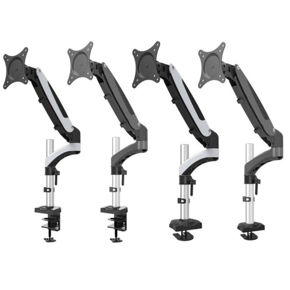 Gibbon Mounts Desktop Lifting Rotating Computer Monitor Stand, Specification Table Clip Black GM112C