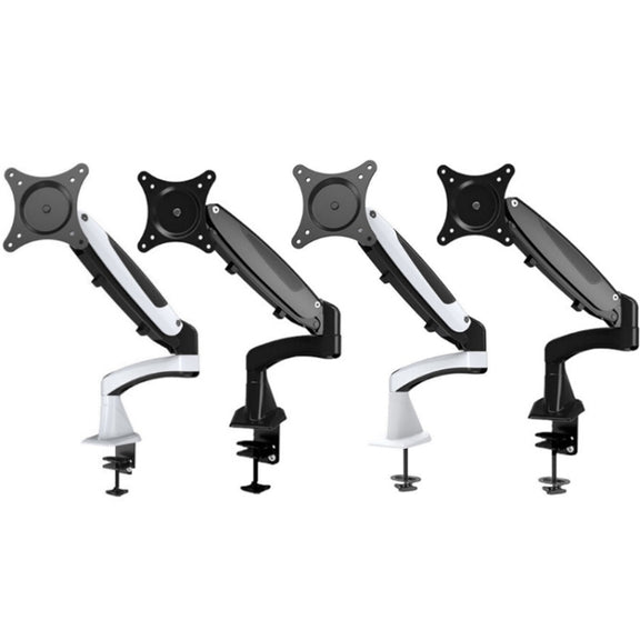 Gibbon Mounts Multifunctional Telescopic Rotating Lifting Monitor Stand, Color: GM112FC Clip Table White