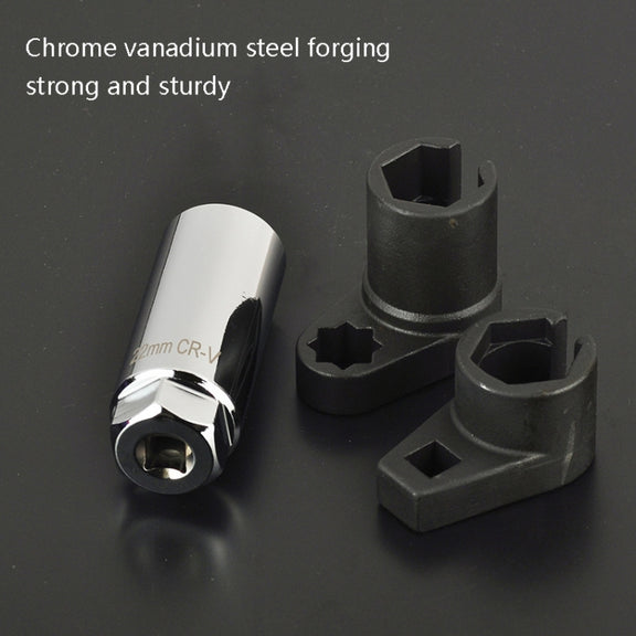 3 In 1 Manganese Steel Chrome-Plated Small Mouth Oxygen-Containing Sensor Disassemble Sleeve