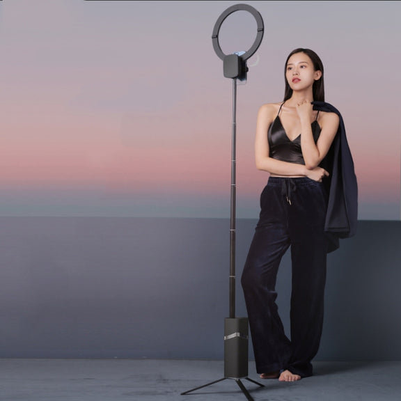 CYKE One-Piece Live Invisible Bracket Beauty Filling Light(Black)