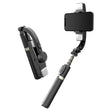 CYKE Q08D Handheld Dual Light Bluetooth Mobile Phone Selfie Stick(Black) - free shipping - PMC TechLife - Order now!