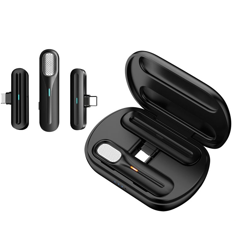 FerTo DX01 Wireless Collar Microphone 2.4G Live Broadcast Equipment, Style: 8 Pin + Charging Bin