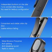 FerTo DX01 Wireless Collar Microphone 2.4G Live Broadcast Equipment, Style: 8 Pin + Charging Bin