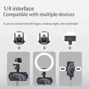 CYKE Folding Telescopic Mobile Phone Broadcast Stand Tripod, Specification: A31-0.8m (Without Light)