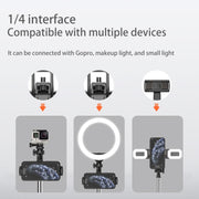 CYKE Folding Telescopic Mobile Phone Broadcast Stand Tripod, Specification: A31-1.6m (Without Light)