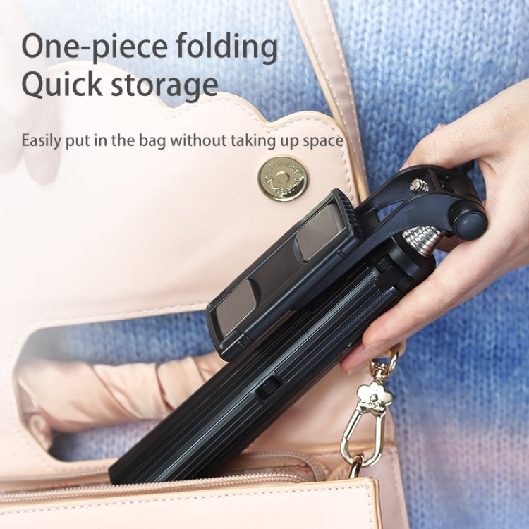 CYKE Folding Telescopic Mobile Phone Broadcast Stand Tripod, Specification: A31-1.6m (Without Light)