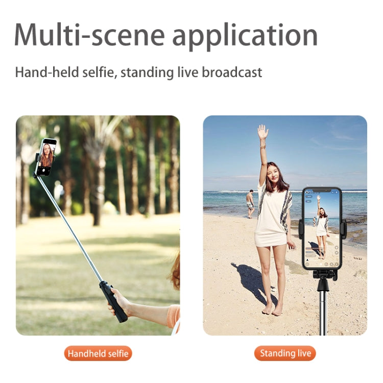CYKE Folding Telescopic Mobile Phone Broadcast Stand Tripod, Specification: A31-1.6m (Without Light)