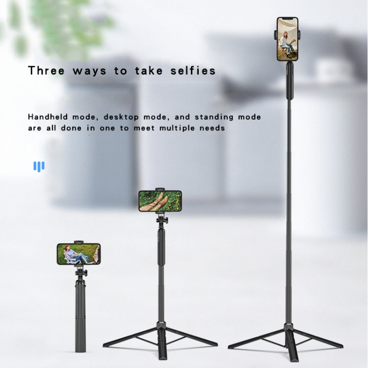 CYKE Folding Telescopic Mobile Phone Broadcast Stand Tripod, Specification: A61-1.6m (Cloud Station)