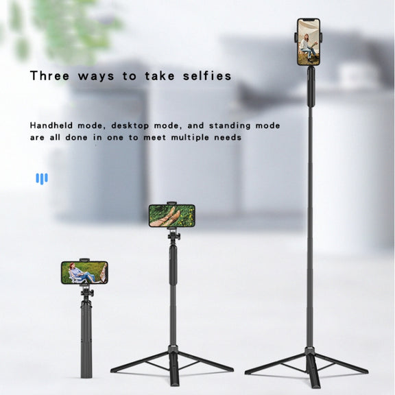 CYKE Folding Telescopic Mobile Phone Broadcast Stand Tripod, Specification: A61-1.6m (Cloud Station)