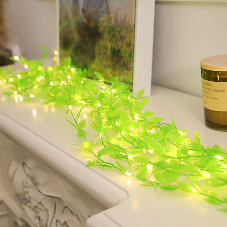 100 LEDs Simulation Planting Copper Wire Decorative Light, Spec:  Battery Box + RC(Yellow Light)