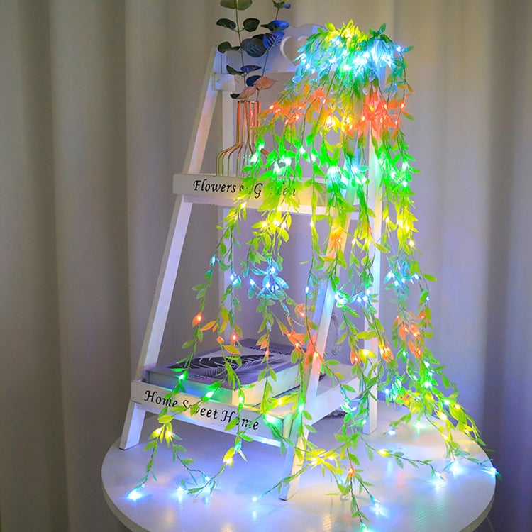 100 LEDs Simulation Planting Copper Wire Decorative Light, Spec:  Water-resistant Battery Box+RC(Yellow Light)