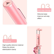 CYKE N-MY Integrated Tripod Bluetooth Live Selfie Stick(Pink)
