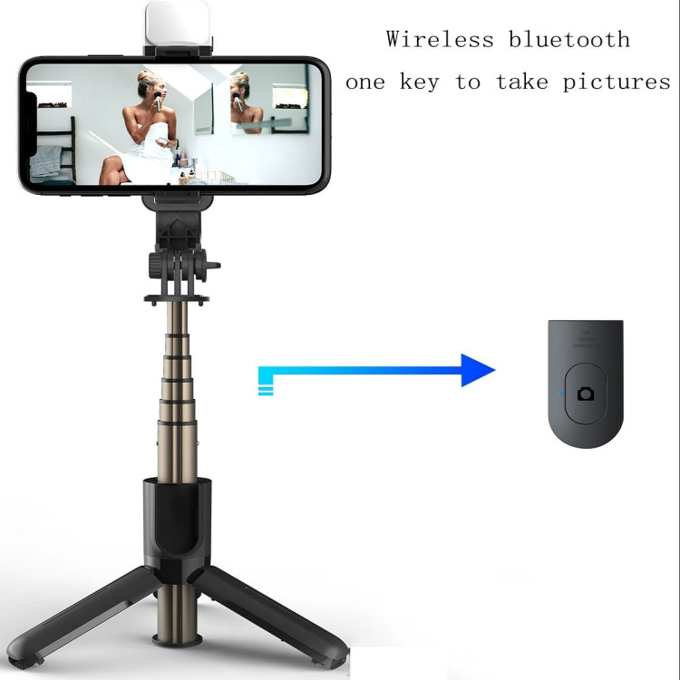 CYKE L10S Bluetooth Selfie Stick Beauty Fill Light Live Tripod(L10S Selfie Stick)