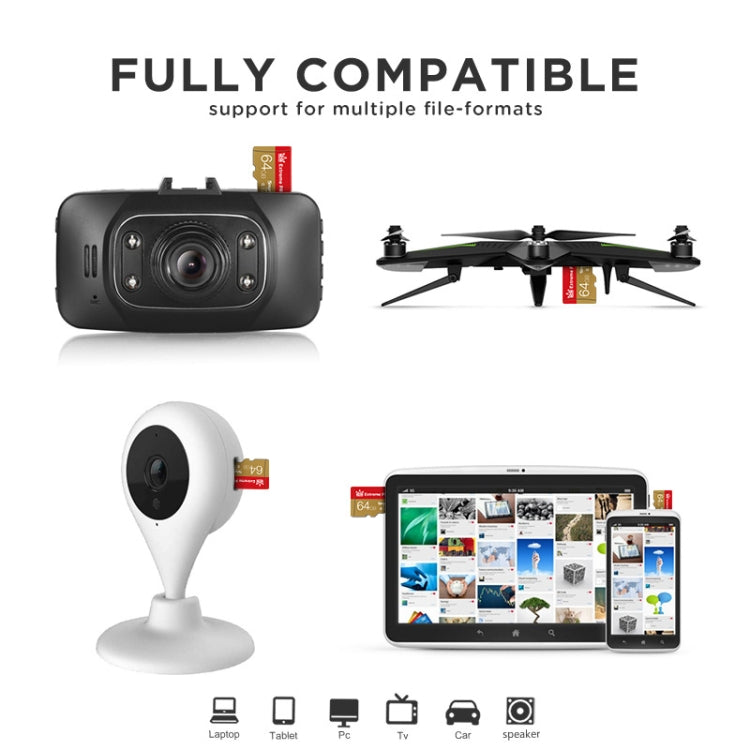 King Card RY032G518 Mobile Phone Camera Monitoring Memory Card, Capacity: 128GB