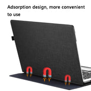 Laptop PU Leather Protective Case For Lenovo Yoga 720-13(Gentleman Gray)