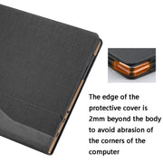 Laptop PU Leather Protective Case For Lenovo Yoga 720-15(Gentleman Gray)