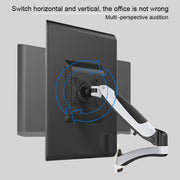 Gibbon Mounts GM112W Wall-Mounted Gas Spring Lifting Computer Monitor Stand(Factory Color)