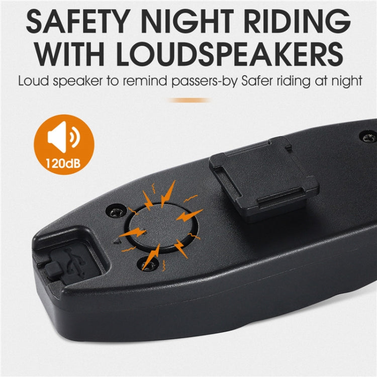 WEST BIKING Bicycle Remote Control Tail Light With Horn Tone(Black)