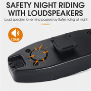 WEST BIKING Bicycle Remote Control Tail Light With Horn Tone(Black)