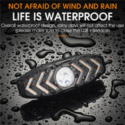WEST BIKING Bicycle Remote Control Tail Light With Horn Tone(Black)