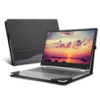 Laptop PU Leather Protective Case For IdeaPad C340 14 inch(Dark Gray) - 14.1 inch by PMC TechLife | Online Shopping South Africa | PMC TechLife | Buy Now Pay Later Mobicred